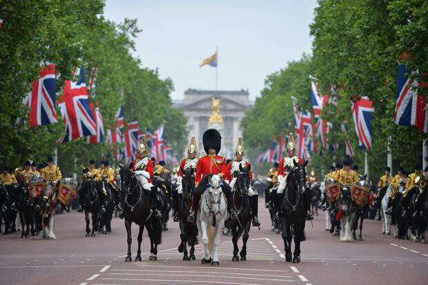 The Army performed its finest display of military pageantry to celebrate the Official Birthday of Her Majesty The Queen on Horse Guards Parade in London.  One thousand one hundred soldiers from the Household Division were joined by almost 250 immaculately groomed military horses, six blindingly polished First World War 13-Pounder Guns and 350 military musicians at the ancient annual ceremony known as Trooping the Colour.