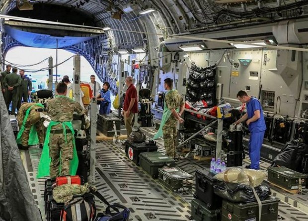 An RAF C-17 has been deployed to Tunisia to treat and bring back Britons who suffered serious injuries during the Tunisia beach attack. 