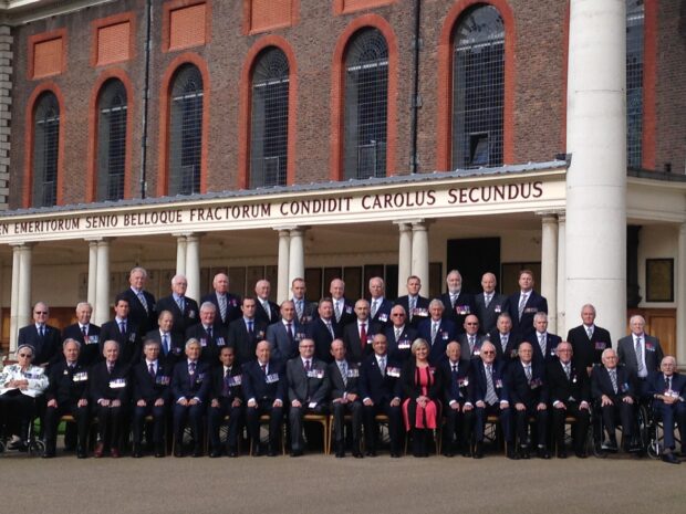 George Cross and Medal holders with the Duke of Kent at Royal Hospital Chelsea