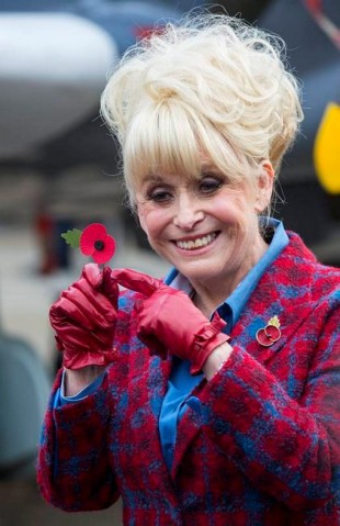 The London Poppy Day was launched in Covent Garden yesterday by Barbara Windsor