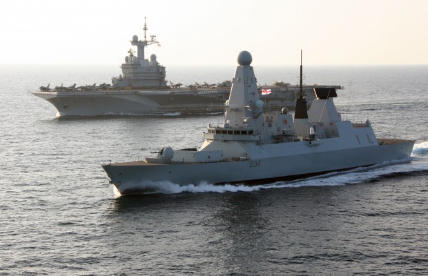 The Royal Navy warship HMS Defender has joined the French aircraft carrier Charles de Gaulle ready to support operations against Daesh. The Type 45 air defence destroyer met the aircraft carrier in the Indian Ocean to strengthen the French ships ability to conduct air strikes against the terrorist organisation in Iraq and Syria.