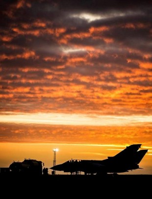 A pair of Tornado GR.4 aircraft from Royal Air Force Marham