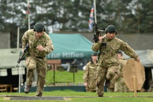 Aldershot based unit 4 RIFLES’ Operational Shooting Competition (OSC) in Pirbright drew to an end on Friday 5th February. The competition formed a key element of the selection and training of the Regimental shooting team for 2016. Crown Copyright