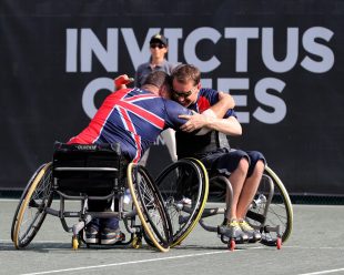 The UK took the gold in wheelchair tennis on the last day of the Invictus Games