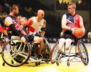The UK beat Denmark 29-10 in the basketball semi-final, but couldn't beat the US to gold. 