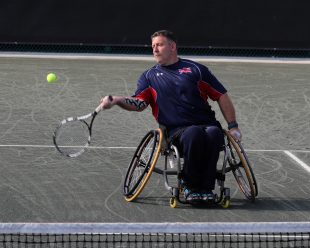 Andy McErlean and partner Alex Krol took on the Netherlands in wheelchair tennis for a place in the finals against New Zealand