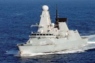 HMS Daring, pictured here participating in a Combined Maritime Forces focussed operation in the Red Sea and Gulf of Aden, will deploy on Friday to the Gulf to support operations against Daesh.