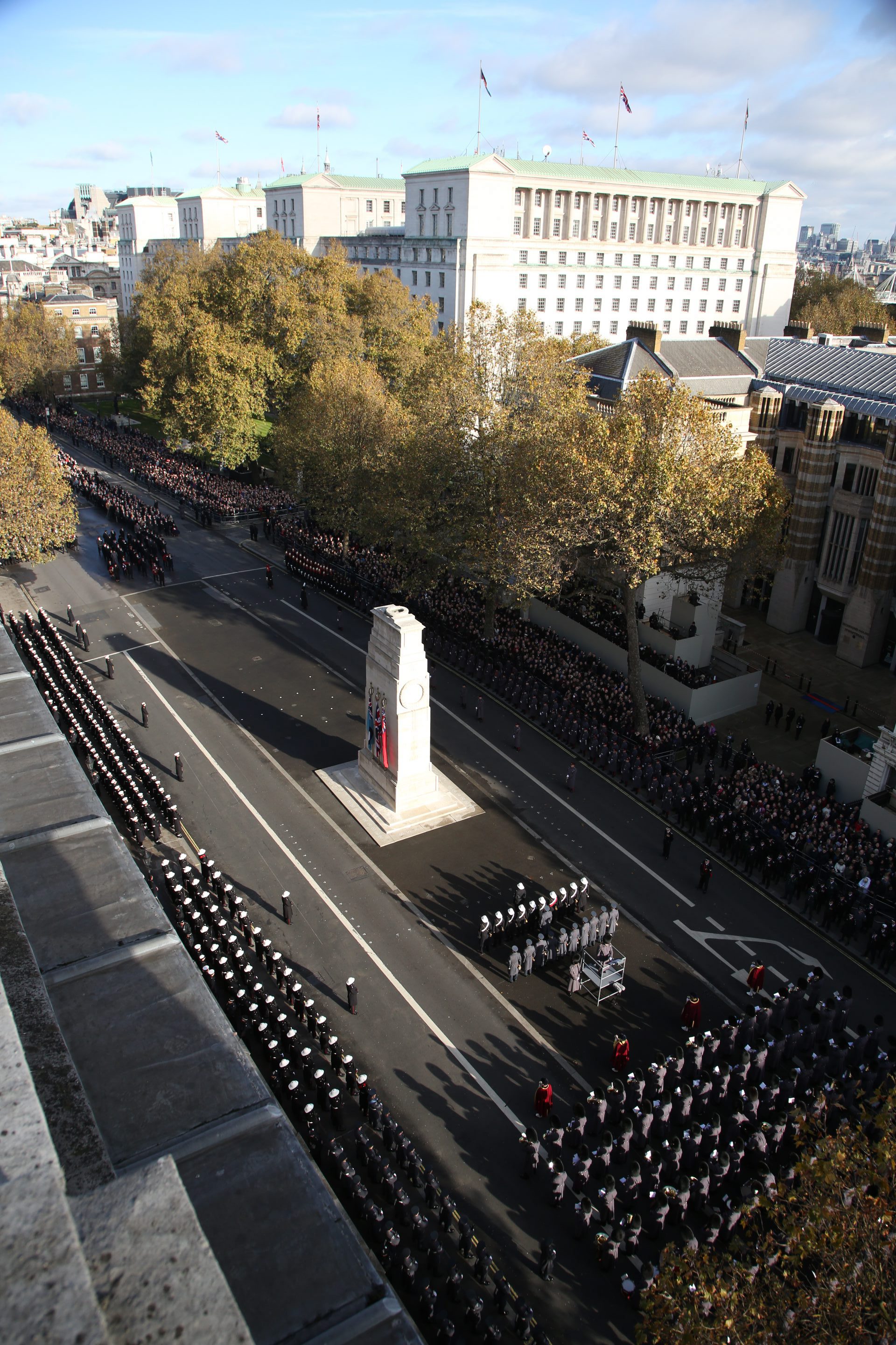 2016 Remembrance Sunday service at the Cenotaph