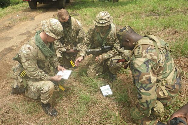 UK forces in Sierra Leone