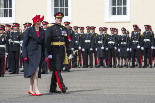 overeigns Parade at RMA Sandhurst