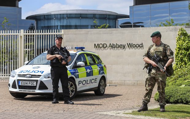 A Royal Navy Commando deployed on Operation Temperer in support of police. Almost 1000 Service personnel from all three Services have been deployed, and up to 3,800 additional personnel have been made available.