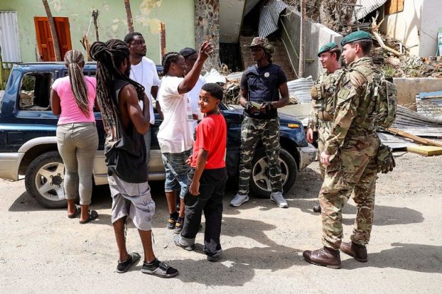 More than 700 UK troops are in the Caribbean helping in the aftermath of Hurricane Irma.