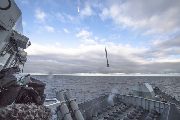 HMS Argyll is the first Royal Navy ship to complete its tests of the new Sea Ceptor missile system.