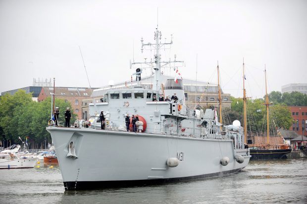 Mine Countermeasures Vessel HMS Cattistock