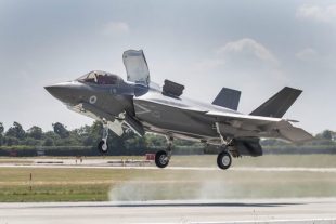 Today saw Britain's next-generation F-35B fighter jet fly its first sortie from RAF Marham.