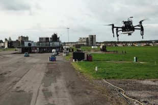 Project Minerva tests cutting-edge robots and drones at DSTL, Porton Down. 