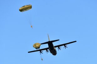 Airborne sappers from 23 Parachute Engineer Regiment have parachuted into an exercise designed to test their readiness to serve as part of the Air Assault Task Force, the British Army’s airborne rapid reaction force