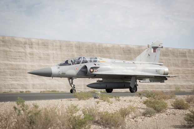 Qatari Dassault Mirage 2000-5 taxiing out