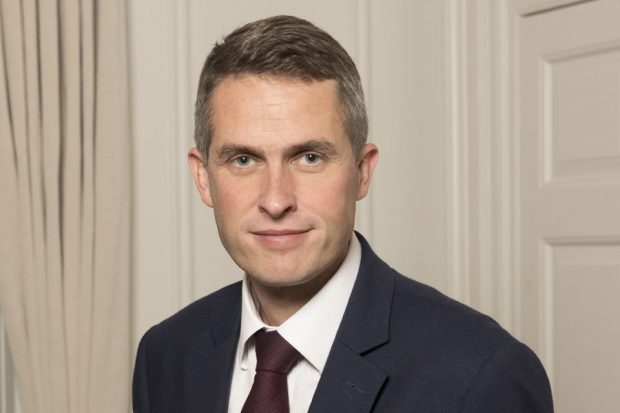 Defence Secretary Gavin Williamson. Crown Copyright.