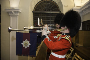 Trumpeters from the Band of the Irish Guards